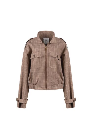 Nukus Hope Jacket Check Toffee 