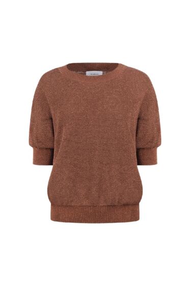 Nukus Kinty Top Lurex Espresso