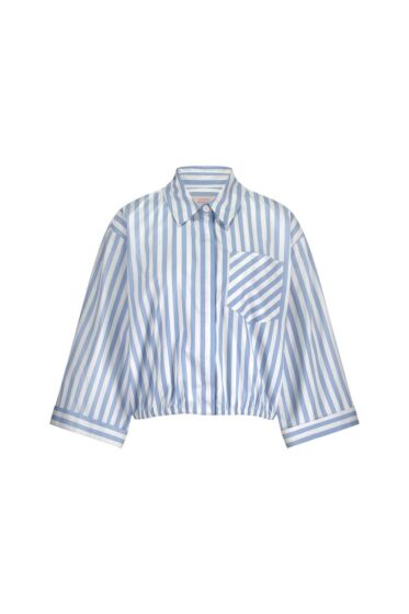 Studio Anneloes Noleste Poplin Stripe Blouse 