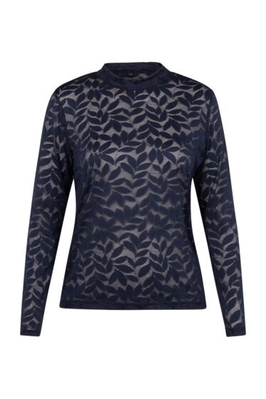 Studio Anneloes Reagan Lace Top Dark Blue 
