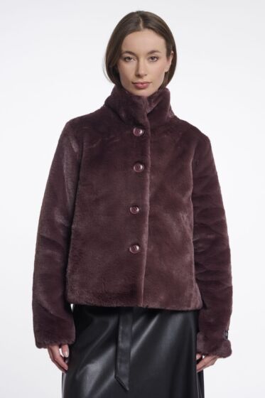 Rino & Pelle Vie Faux Fur Chocolate Bean