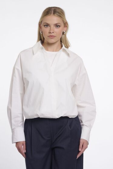 Rino & Pelle Nio Wrap Blouse Innertop Offwhite