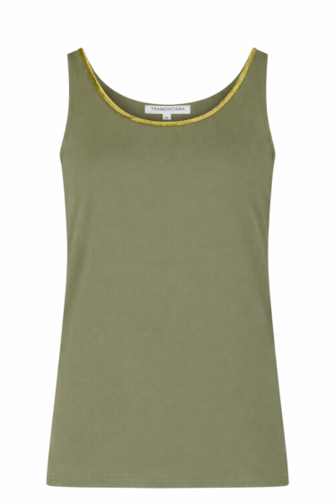 Tramontana Singlet Lurex Tape Aloe 
