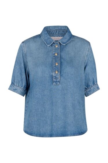 Studio Anneloes Stelle Denim Top Light Jeans Blue