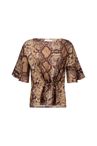 Studio Anneloes Vajen Snake Top Camel/Espresso