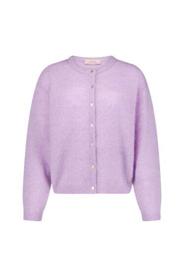 Studio Anneloes Bibi Cardigan Light Aubergine 