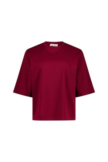 Studio Anneloes Fiore Lace Tee Red Wine