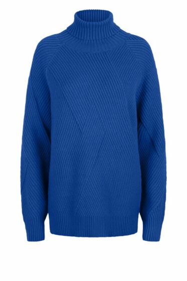Esqualo Sweater Fancy Knit Blue