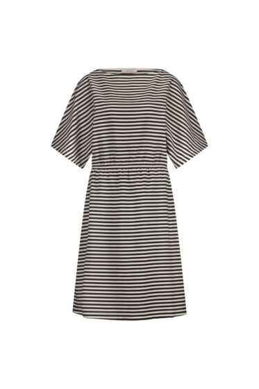 Studio Anneloes Wilma Stripe Dress Black/White 