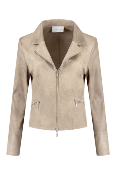 Helena Hart Zipper Biker Sand 