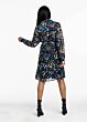 Tramontana Dress Abstract Florals Print Blacks