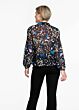 Tramontana Blouse Abstract Flower Prints Blacks 