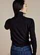 Summum Woman Turtle Neck Basic Knit Black