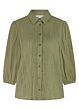 Tramontana Creased Puff Sleeve Blouse Aloe 