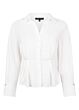 Tramontana Blouse Pleated Waist Offwhite