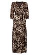 Tramontana Dress Fading Diamonds Print Browns 