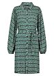 Tramontana Dress Winter Criss Cross Petrols Multi