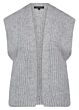 Tramontana Gilet Knitted Light Grey Melange