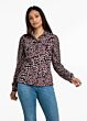 Tramontana Blouse Travel Feather Print 