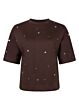 Tramontana Short-Sleeve Sweat Jumper Chocolate