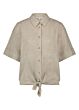 Tramontana Knot Detail Blouse Sand Melange 