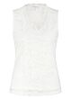 Tramontana Lace V-Neck Singlet Offwhite 