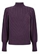 Tramontana Puff-Sleeve Jumper Aubergine Noir 