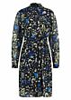 Tramontana Dress Abstract Florals Print Blacks