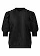 Tramontana Sweater Travel Pinstripe Black