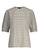 Tramontana Fancy Striped Top Stone Melange