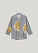 Summum Woman Blouse Flower & Stripes Multicolor