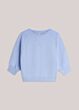 Summum Woman Jersey Fade-Out Sweat Soft Blue 