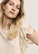 Summum Woman Butterfly  Sleeve Top With Lace 