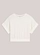 Summum Woman Top Open Jaquard Offwhite 