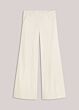 Summum Woman Trousers Long Cotton Stretch Offwhite