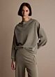 Summum Woman Sweatshirt Washed Modal Scuba
