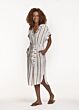 Tramontana Dress Stripe Print Whites