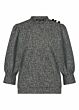 Tramontana Top Stretch Tweed Black