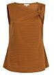 Tramontana Top Twisted Neckline Kombucha 