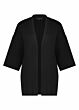 Tramontana Cardigan Kimono Milano Knit Black