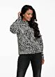 Tramontana Jumper High Collar Jacquard Print Black