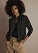 Summum Woman Jacket Rib Pattern Jacquard