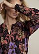 Summum Woman Jersey Top Flower Jacquard