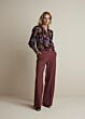 Summum Woman Jersey Top Flower Jacquard