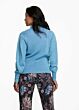 Tramontana Jumper Lurex High Collar Sky