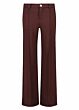 Tramontana Trousers Wide Leg Pants Eggplant