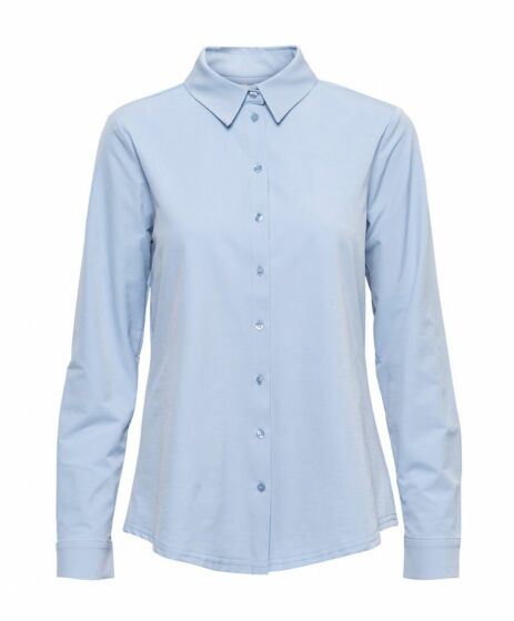 Sust&Co Chambray Blouse Blue 
