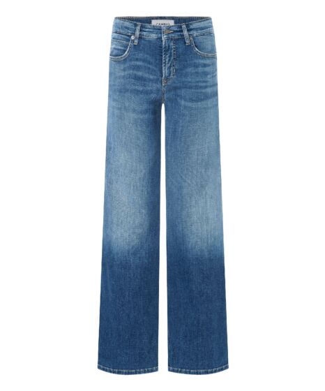 Cambio Tess Wide Leg Mid Blue 