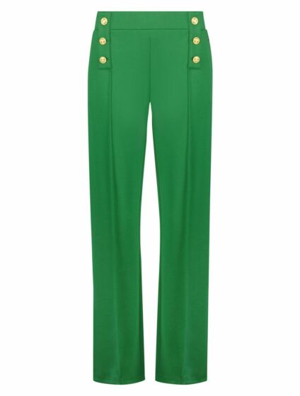 Tramontana Pants Wide Leg Sailor Green
