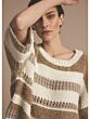 Summum Woman Boxy Sweater Muti Yarn Mix Knit